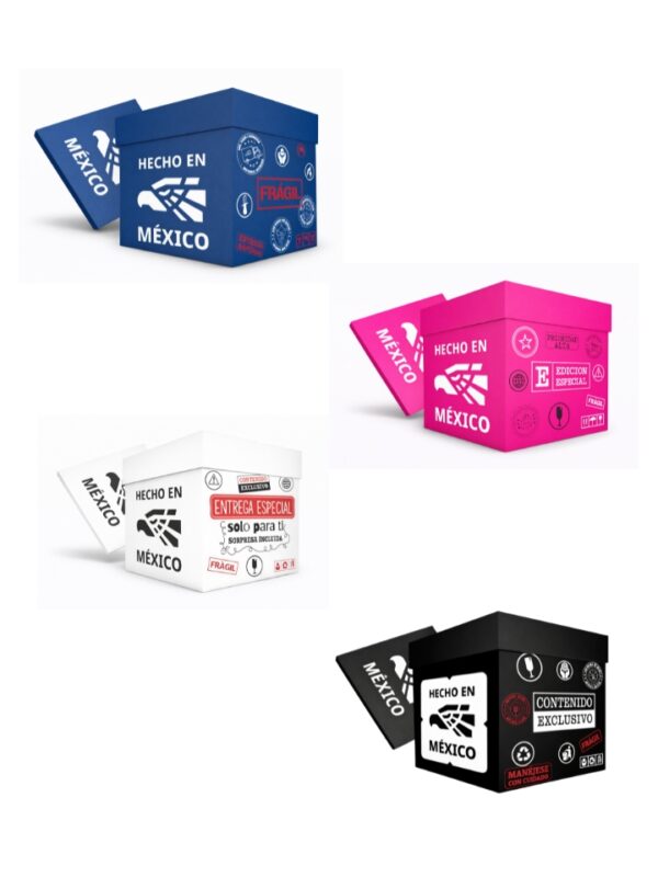 caja cubo hecho en méxico