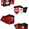cubo red black love