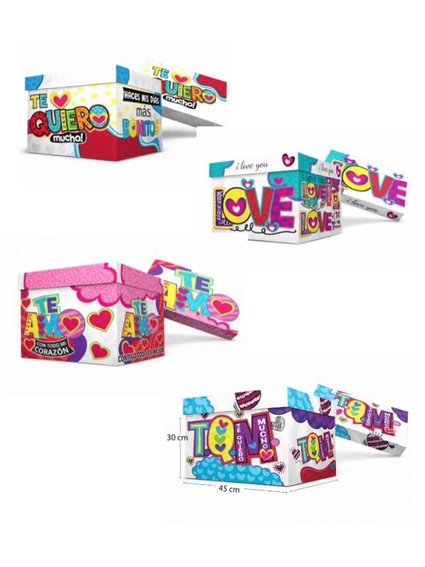 baúl colors love línea amor