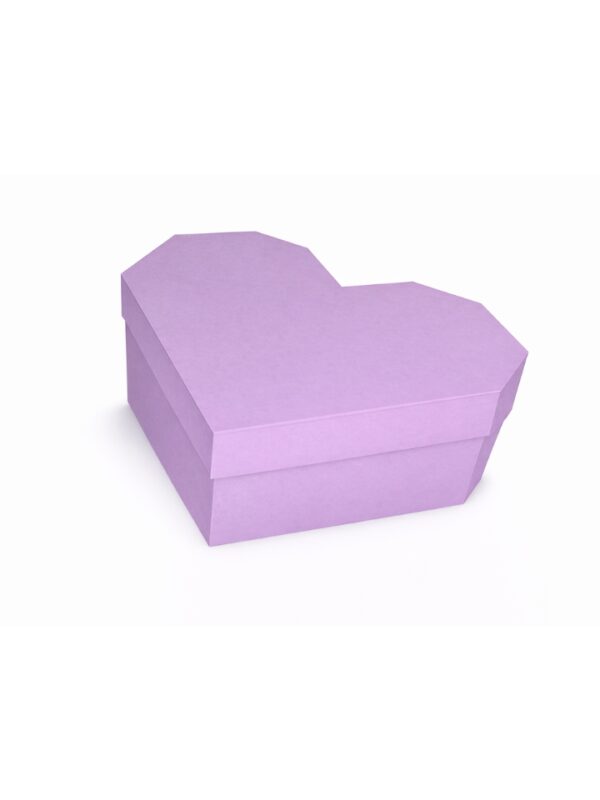 corazón liso lila línea liso colors