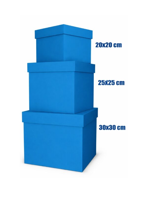 cubo liso azul rey línea liso colors