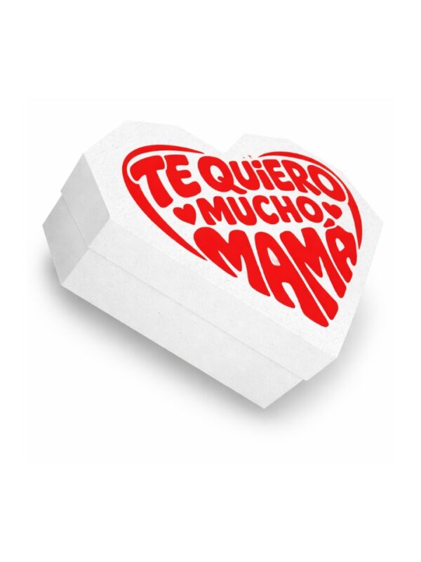 corazón mamá grande línea mamá