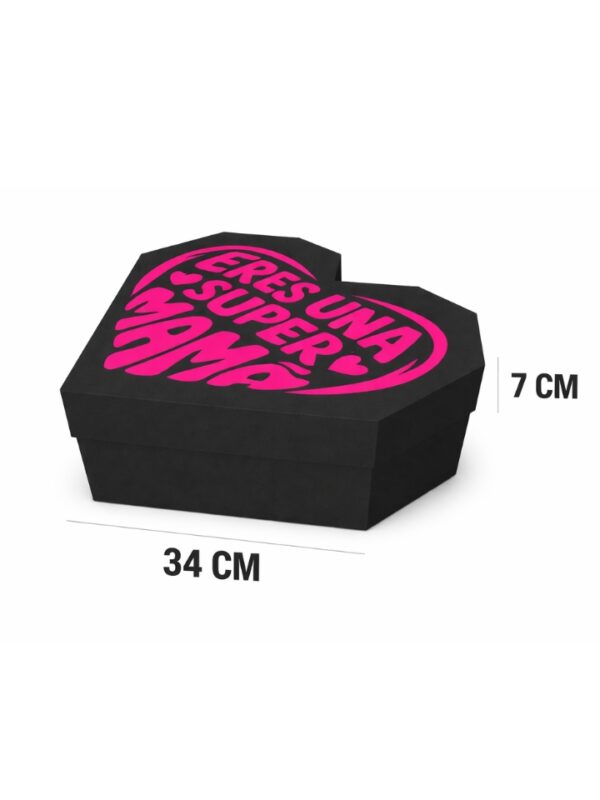 corazón mamá grande línea mamá