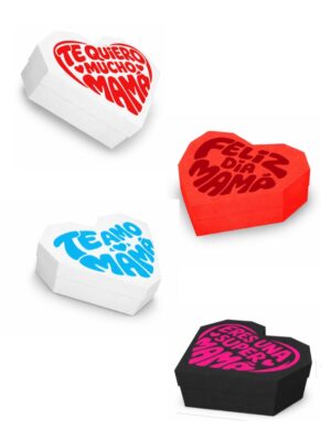 corazón mamá grande línea mamá